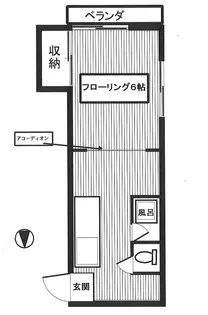梅宮ビル【5階】の間取り