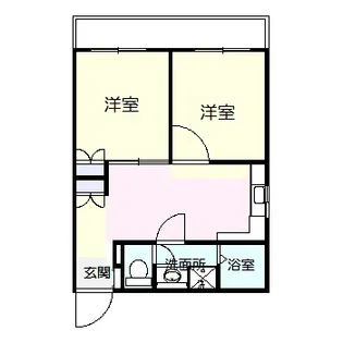 シャンボールとみざわII【4階】の間取り