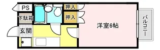 コーポ前田B【2階】の間取り