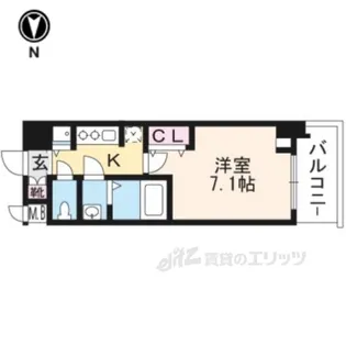 アドバンス京都ソナーレ【2階】の間取り