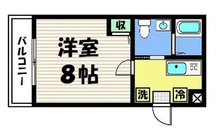 京都府京都市下京区富永町【マンション】の間取り