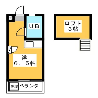 1Rの間取り画像