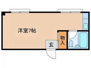 ひびきマンション【2階】の間取り