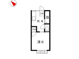 エビスコーポ【2階】の間取り