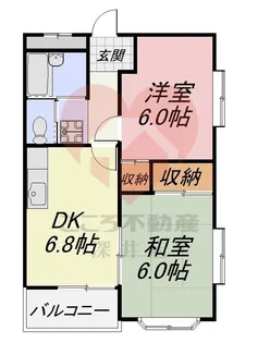 エバンジェル【3階】の間取り