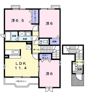 ヴィラ・マーサ【2階】の間取り