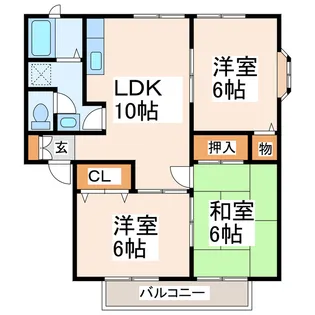 3LDKの間取り画像