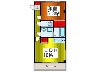 レスパ-ス【3階】の間取り