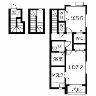 StarSweet 7th【3階】の間取り