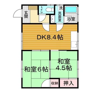 山口県山口市下小鯖【一戸建】の間取り