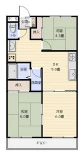 サクシード今【3階】の間取り