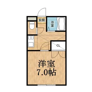 スカイハイツおゆみ野【1階】の間取り