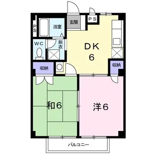 アムールハイツ【1階】の間取り