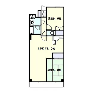 神奈川県横浜市青葉区千草台【マンション】の間取り