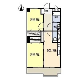 IDAKADAI BLG【1階】の間取り