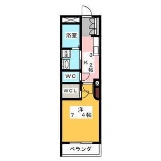 クロシュ本山【3階】の間取り
