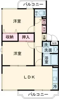 コーポ・南風【3階】の間取り