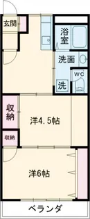 京都府舞鶴市字京田【アパート】の間取り