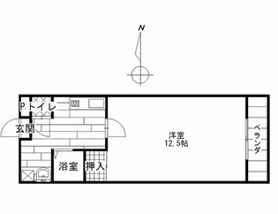 岡山県岡山市中区中島【マンション】の間取り