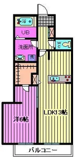 埼玉県さいたま市南区太田窪2【アパート】の間取り