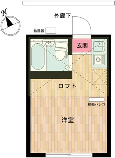 ユナイトステージ四谷下町【1階】の間取り