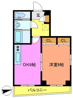 東京都墨田区立花4【マンション】の間取り