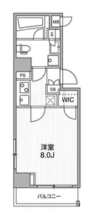 東京都中央区築地7【マンション】の間取り