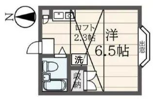 東京都八王子市南大沢2【アパート】の間取り
