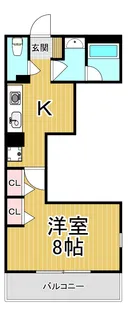 エスコート行基【3階】の間取り