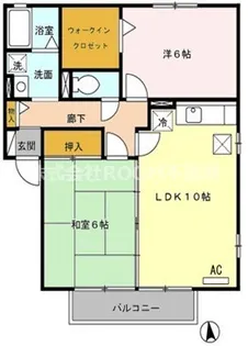 リヴェールIV・V【2階】の間取り