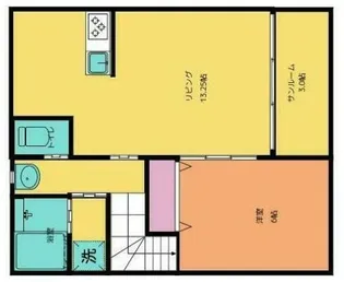 アヴニール【2階】の間取り