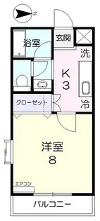 コーポ半田5【3階】の間取り