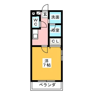 ポートタウンドルフィンII【4階】の間取り