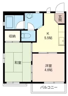 サンハイツ【2階】の間取り