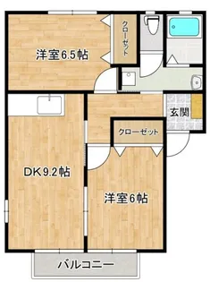新潟県長岡市喜多町【アパート】の間取り