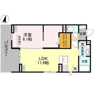 埼玉県さいたま市北区土呂町1【アパート】の間取り