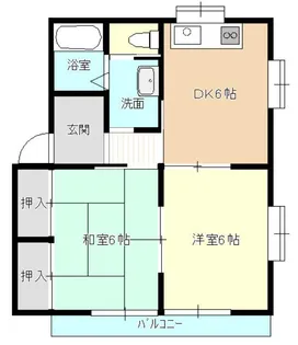 レ・アール小池【2階】の間取り