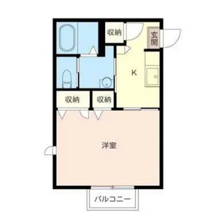 ディアコート東戸塚【1階】の間取り