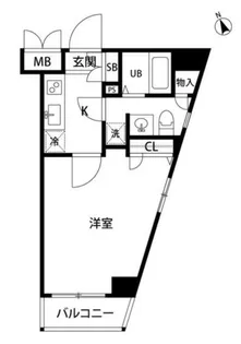レガリアヒルズ代々木【3階】の間取り