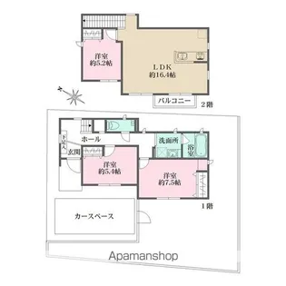 東京都北区滝野川1【一戸建】の間取り