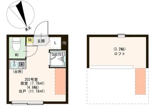 ヴェローナ平井【2階】の間取り