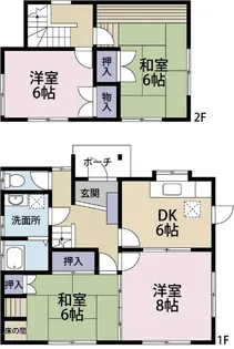 静岡県富士宮市小泉【一戸建】の間取り
