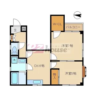 東京都中野区南台3【マンション】の間取り