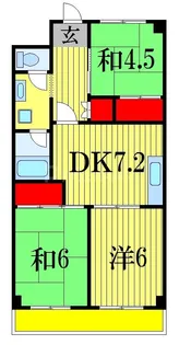 千葉県船橋市本郷町【マンション】の間取り