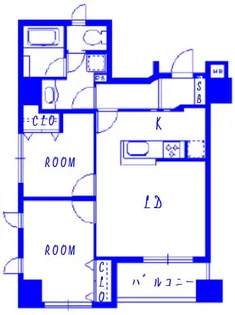 東京都中央区日本橋久松町【マンション】の間取り