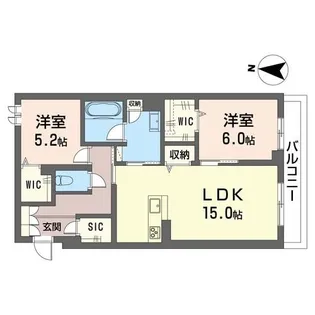 シリウス【3階】の間取り