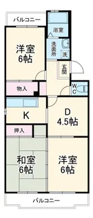 パークヒル航空公園II【2階】の間取り