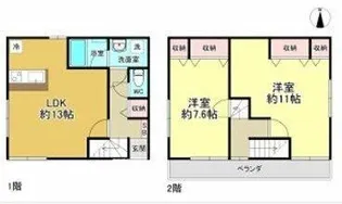 東京都墨田区立花3【一戸建】の間取り