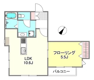 ETOILE 一番館【2階】の間取り