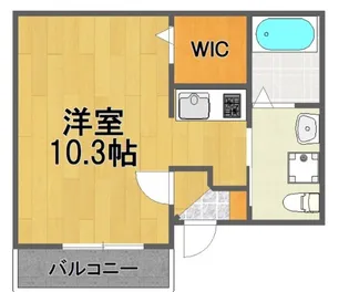 ウィズペット八千代台【2階】の間取り